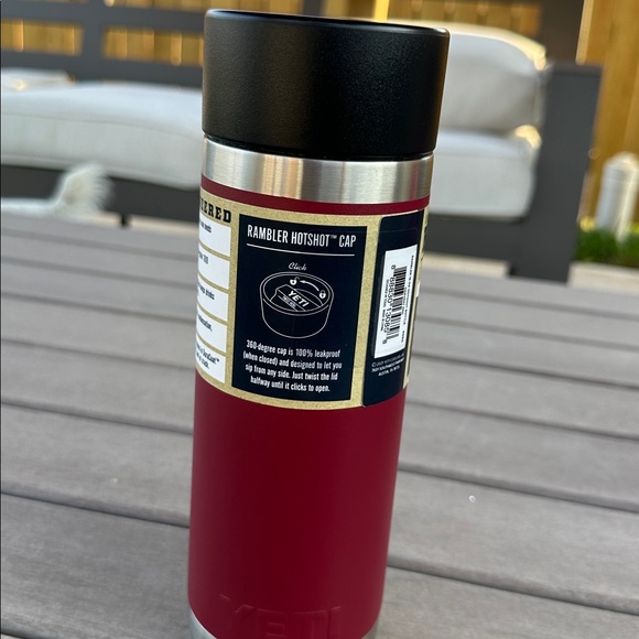 YETI Rambler 18oz Bottle - Maroon and Black - Picture 3 of 10